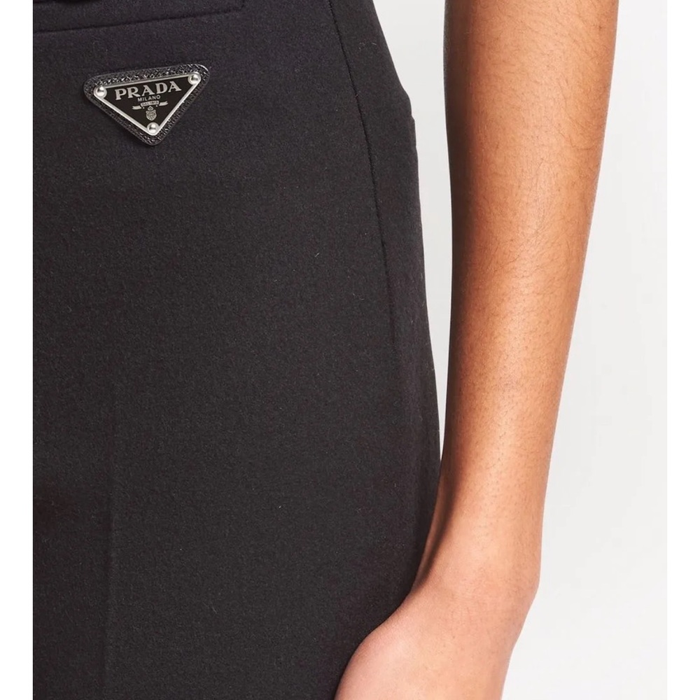 PRADA WOOL STIRUP TROUSERS